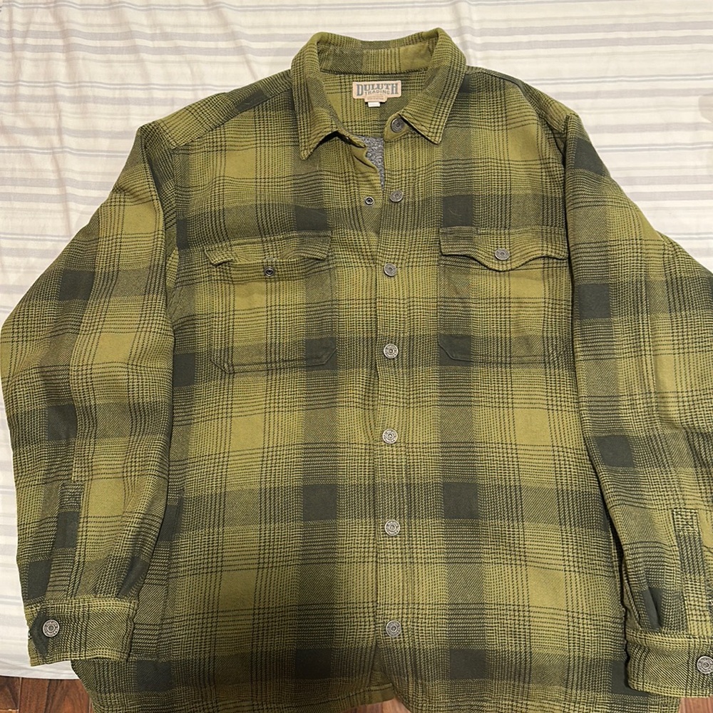 Men’s Large Duluth Trading Co Flannel Shirt Jack